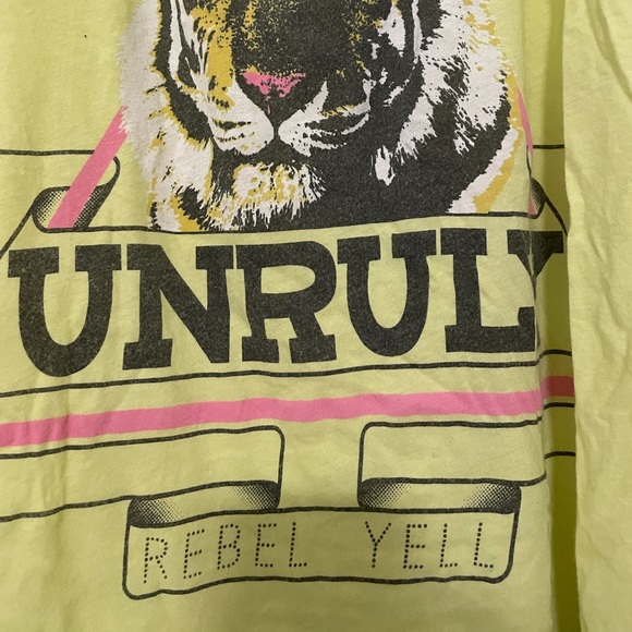 Rebel Yell, unruly racer back tank top w/ back cut out - Picture 4 of 12